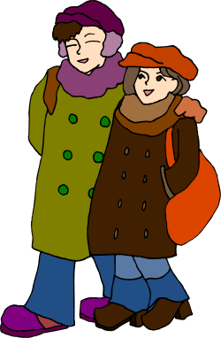 Walking Together: Two People Clipart for Dynamic Scenes