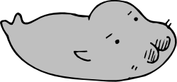 Pig Clipart on Black Background - Cute and Playful Design