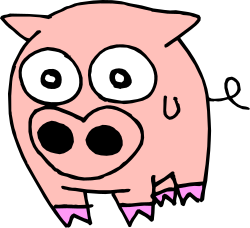 Pig with Bow Tie Clipart: Adorable and Playful Illustrations