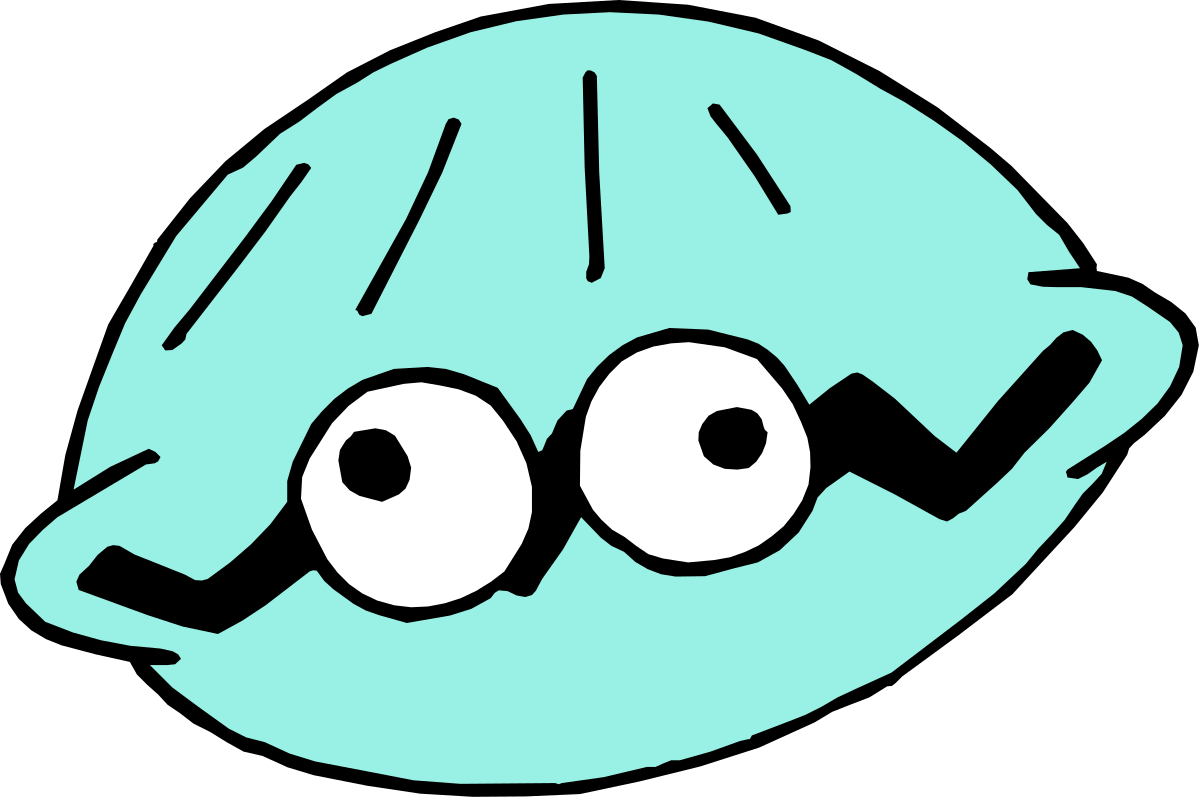 Cartoon Face with Big Eyes Clipart for Fun Designs