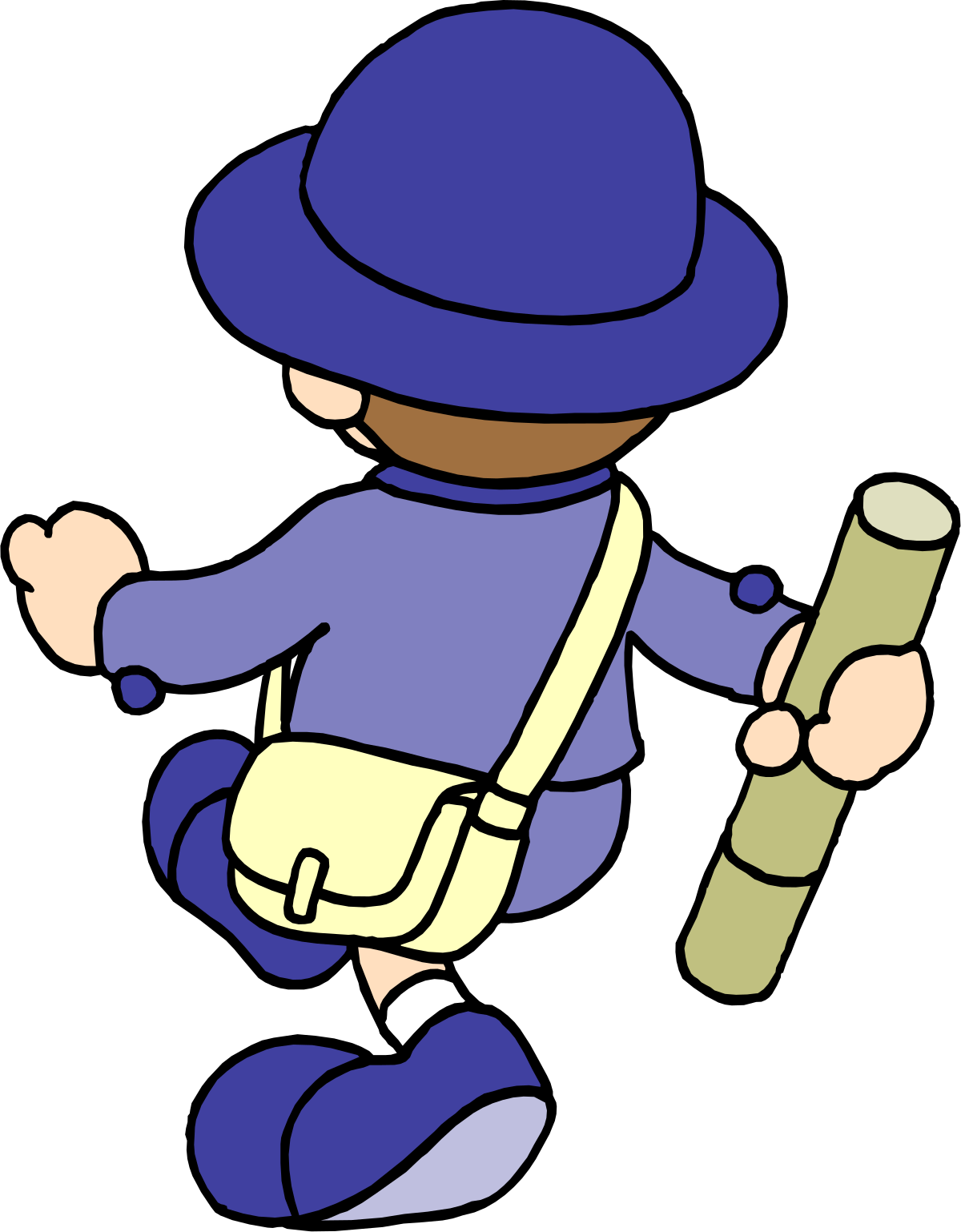 Blue Hat and Shirt: Engaging Clipart for Every Occasion