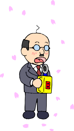 Candy Box Clipart: Charming Man Holding Sweets