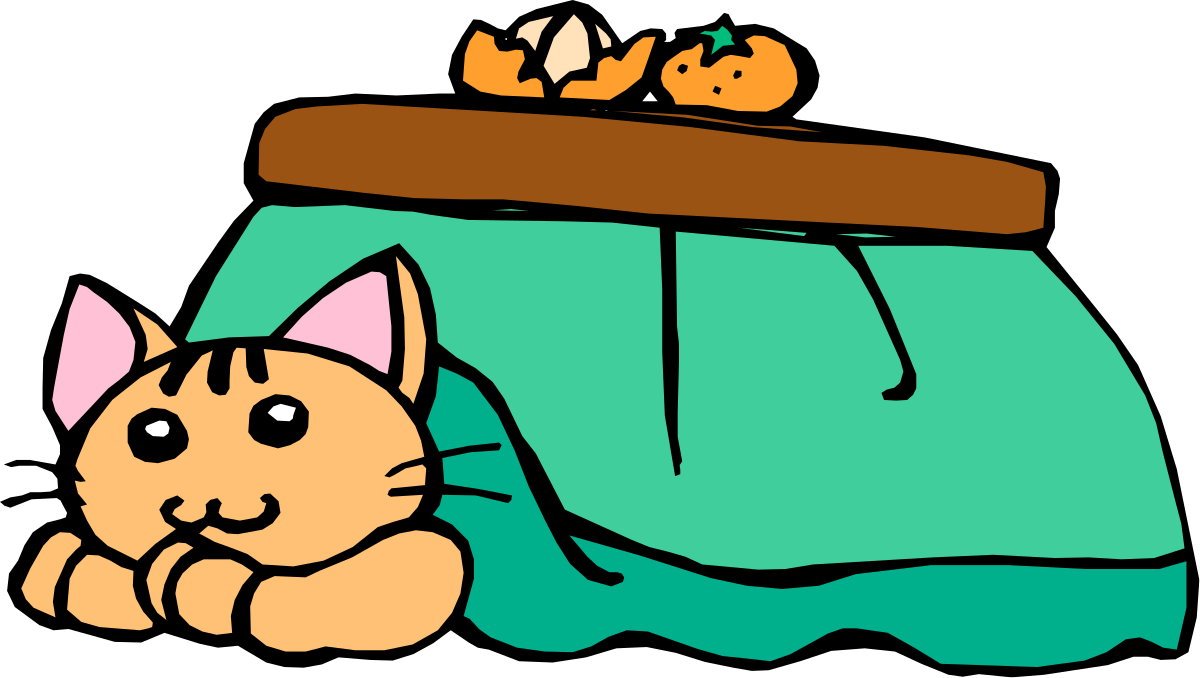 Cat Sitting in Green Bag Clipart - Adorable Feline Illustration
