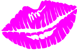 Pink Lips Clipart for Bold Expressions and Stylish Designs