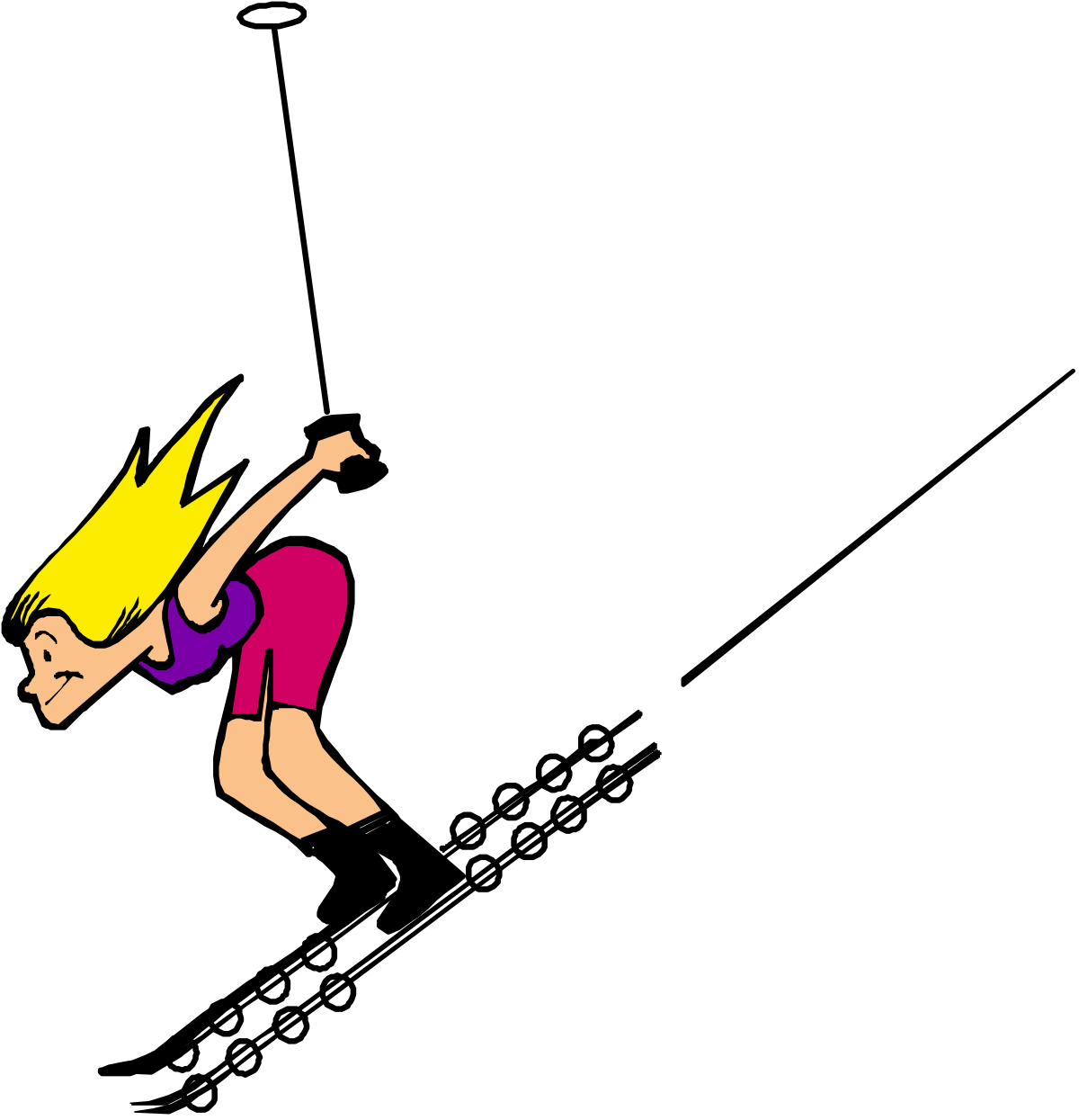 Diving Woman in Swimsuit Clipart: Vibrant Aquatic Adventure