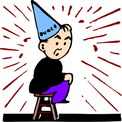 Cartoon Character Sitting on Stool for Creative Clipart