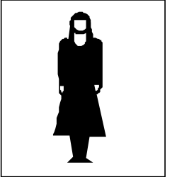 Black and White Silhouette Woman Clipart - Elegant and Timeless Designs