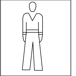 Man in White Shirt and Pants Clipart - Perfect for Professional Themes