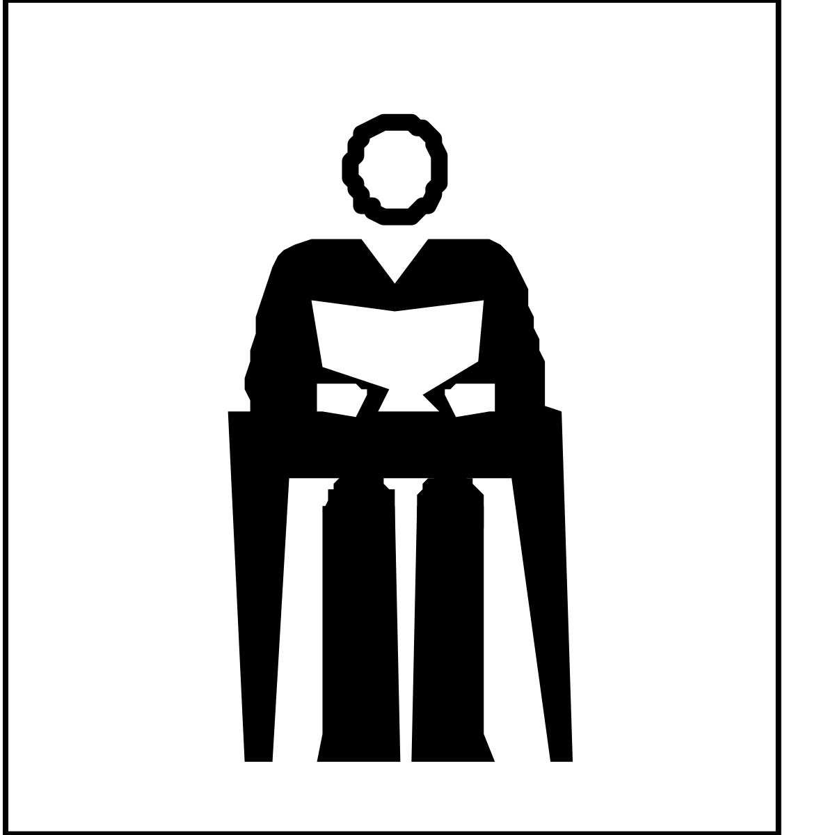 Reading Man on Chair Clipart: Cozy Scene for Your Projects