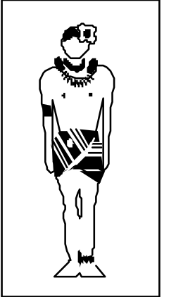 Black and White Silhouette of a Man with Hat and Tie - Perfect for Various Projects
