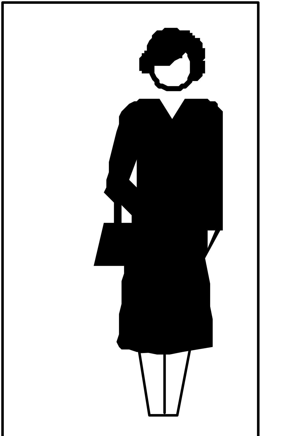 a silhouette of a woman in a dress and hat clip art png transparent Elegant Woman Silhouette in Dress and Hat Clipart