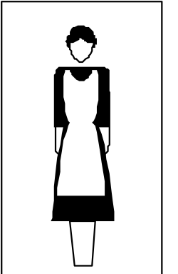 Woman in Dress Icon Clipart for Diverse Creative Projects