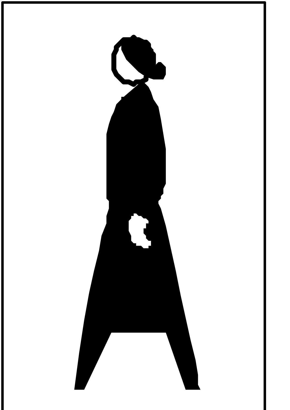 a silhouette of a man in a suit and hat clip art png transparent Silhouette of a Man in Suit and Hat - Elegant Clipart for Various Uses