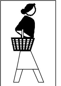 Woman with Hat Sitting on Chair - Clipart Illustration