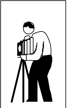 Camera Man with Tripod Clipart - Capture Moments