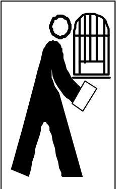 Person Carrying a Box with a Bird - Charming Clipart Collection