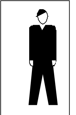 Man in Suit and Hat Clipart - Elegant Business Attire Visuals