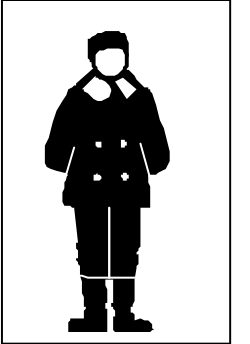 Silhouette of a Man in Coat and Hat  Perfect Clipart for Elegant Designs