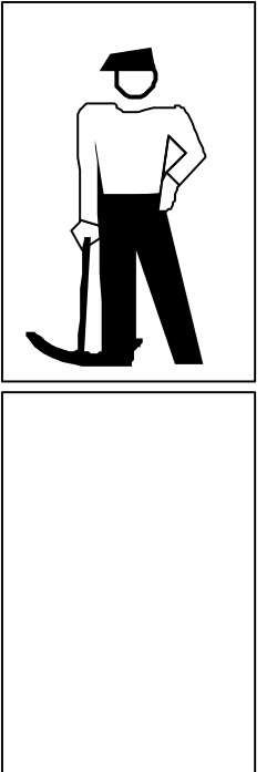 Black and White Clipart of a Man in White Shirt