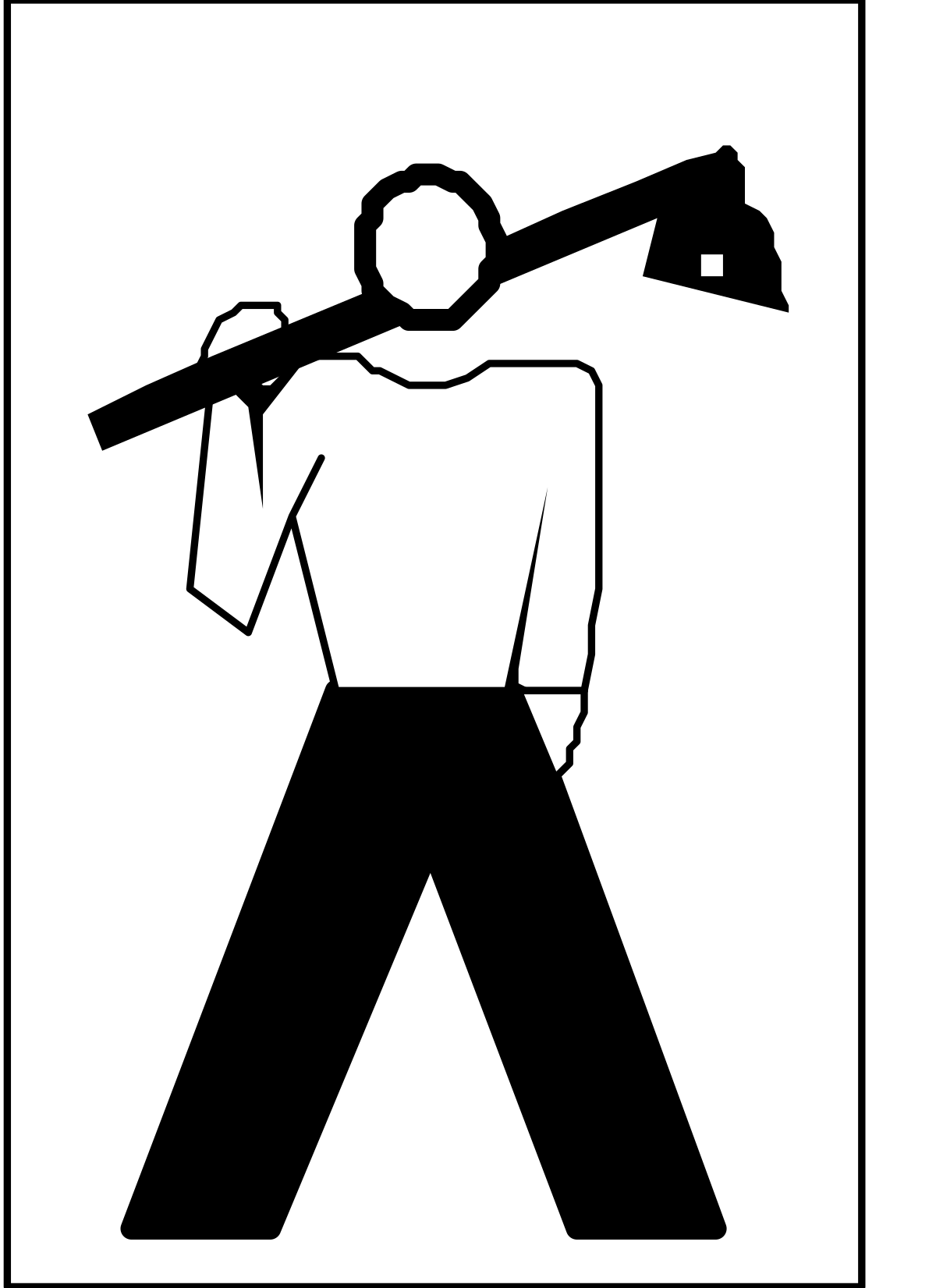 a man with a hammer and a hammer clip art png transparent Hammer Clipart: Bold Man Holding a Hammer for Your Creative Projects