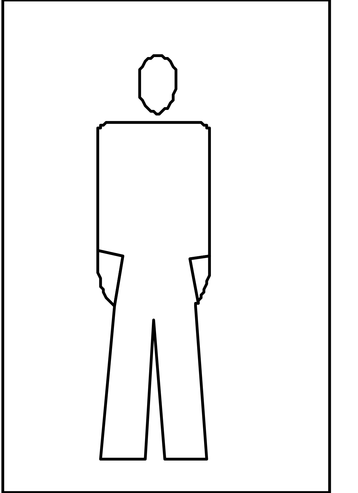 a man standing in front of a white background clip art png transparent Man Standing Against White Background Clipart for Versatile Use