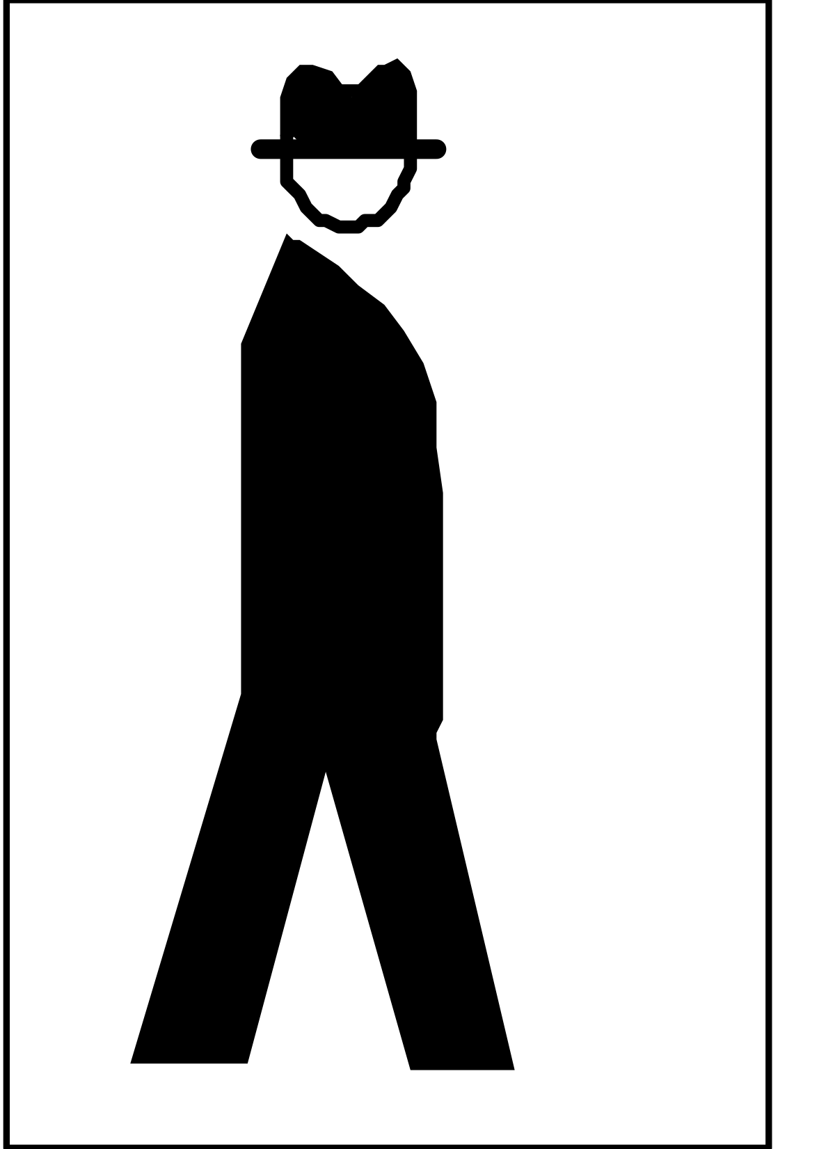 a man in a hat and a hat on his head clip art png transparent Man in Hat Clipart: Stylish Headwear Illustrations