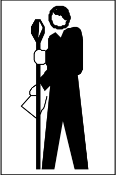 Man with Shovel Clipart for Gardening and Construction