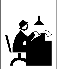 Man Working on Computer - Dynamic Clipart for Your Projects