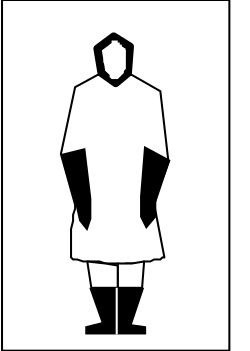 Silhouette of a Man in a White Shirt - Versatile Clipart for Various Uses