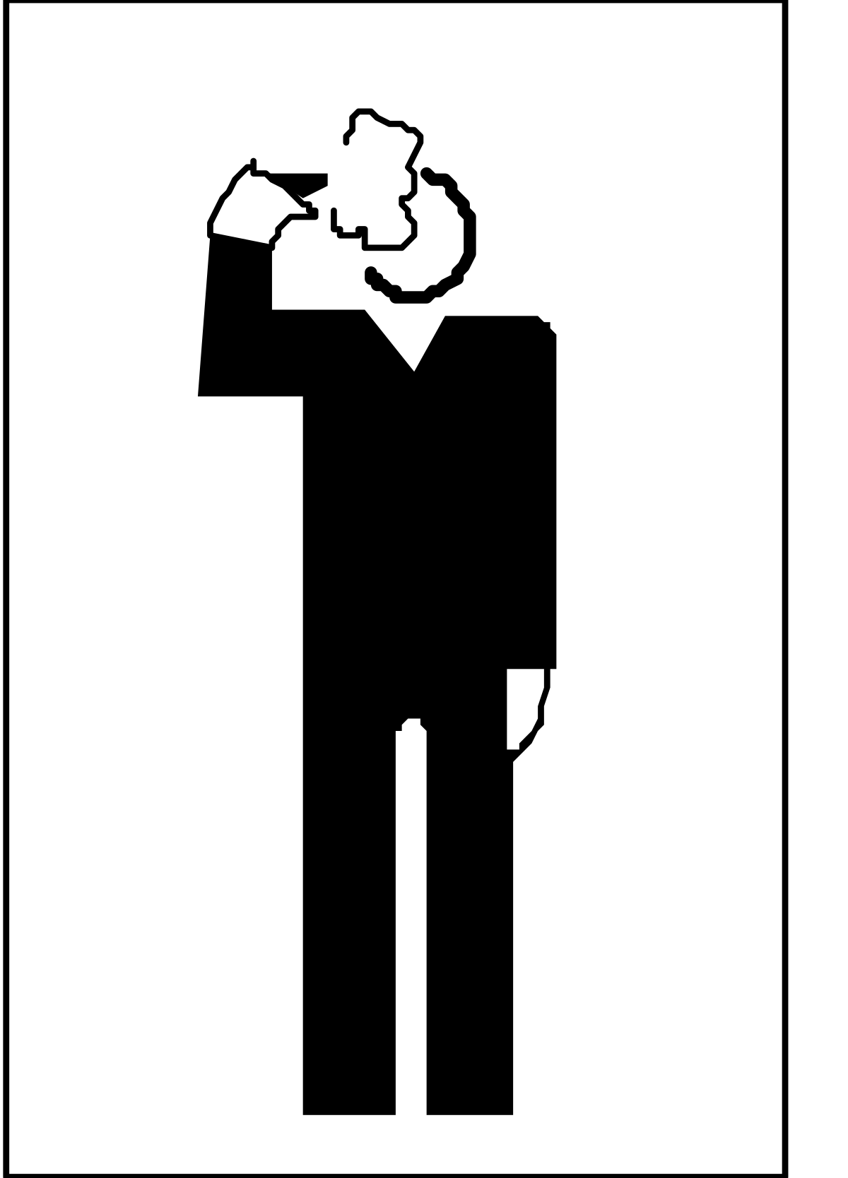 a man in a suit with a map on his chest clip art png transparent Map on Chest: Businessman in Suit Clipart for Professional Themes