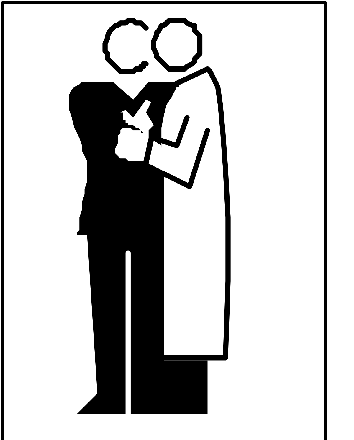 Doctor Holding Baby Clipart - Caring Professional in White Coat