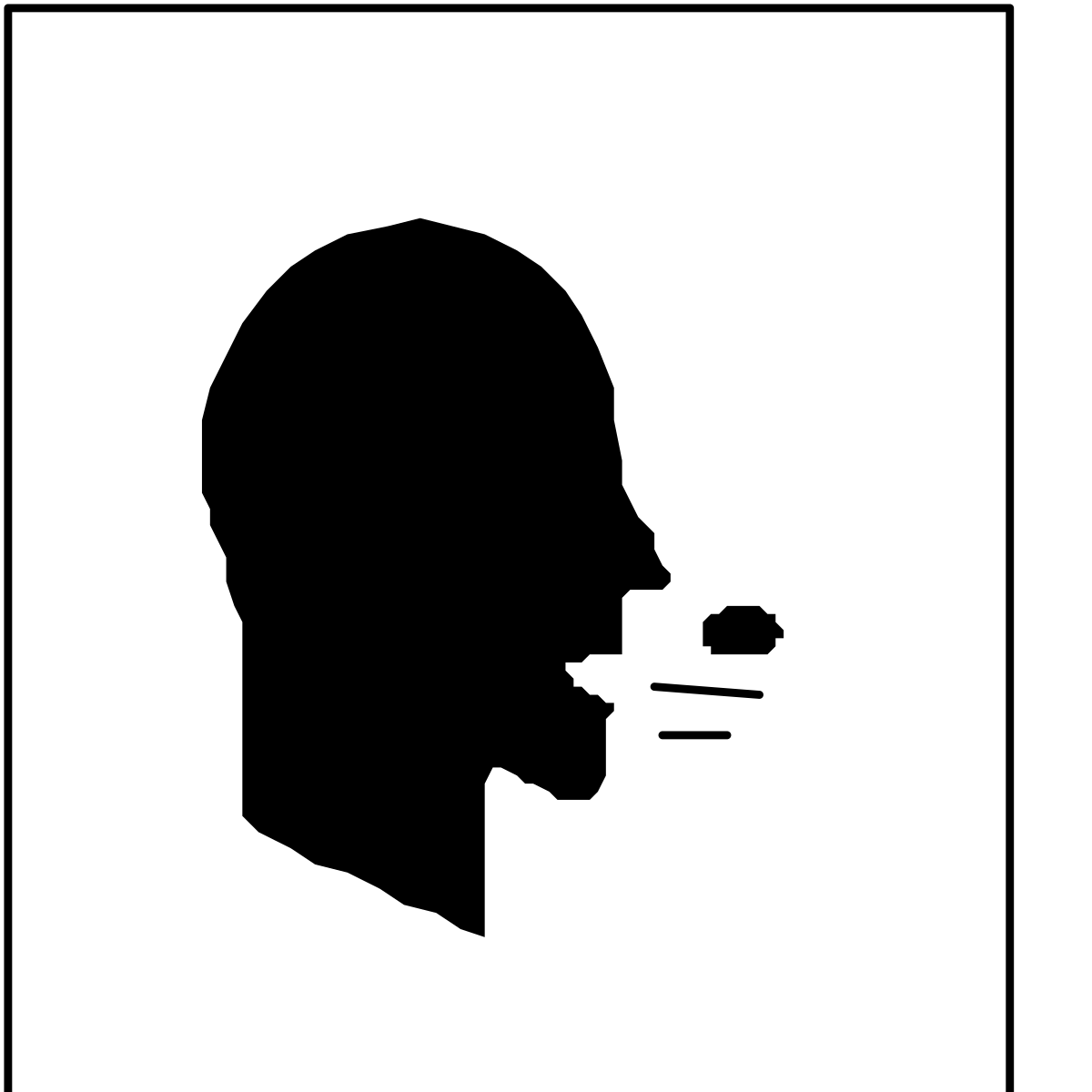 a silhouette of a man smoking a cigarette clip art png transparent Silhouette of a Man Smoking a Cigarette - Stylish Clipart for Creative Projects