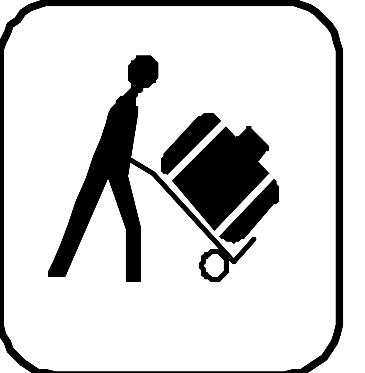 a man carrying a cart with a cart clip art png transparent Man with Cart Clipart: Vibrant SVG Illustration of a Merchant's Journey
