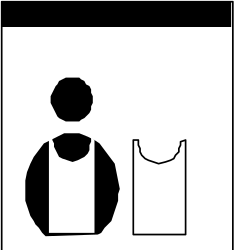Vest Icon Clipart Featuring a Person in a Stylish Vest
