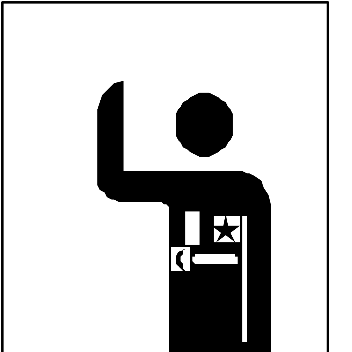 Man with Hammer Clipart - Perfect for DIY Projects and Crafts