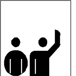 No Sign Clipart: Man Holding Protest Sign