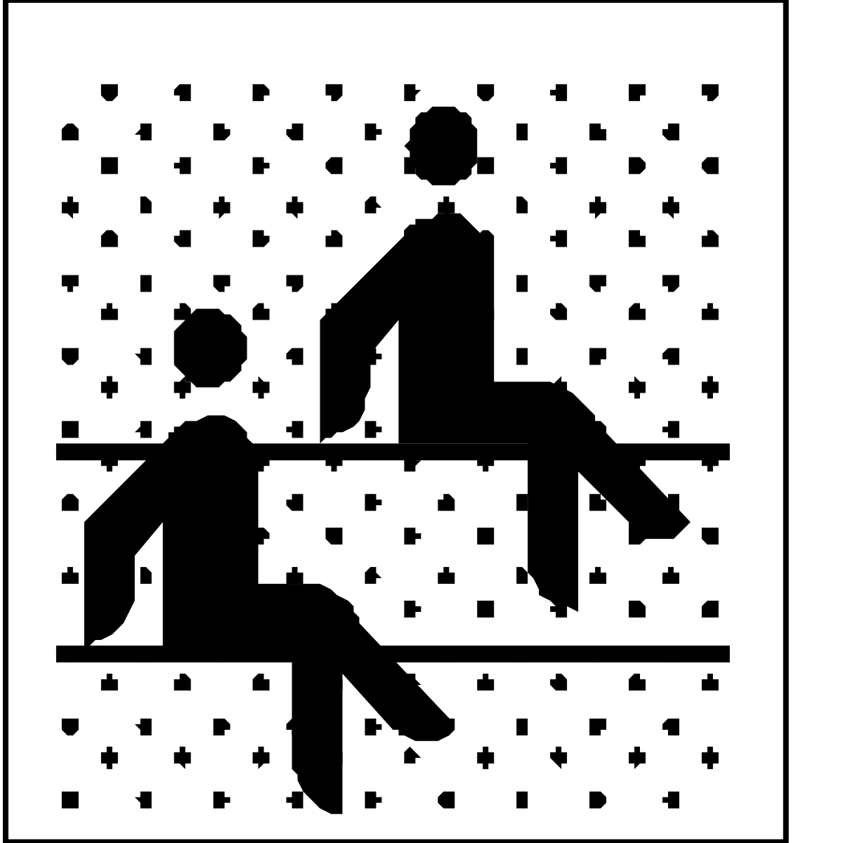 a silhouette of two people sitting on a bench clip art png transparent Silhouette of Two People Sitting on a Bench - Ideal Clipart for Various Uses