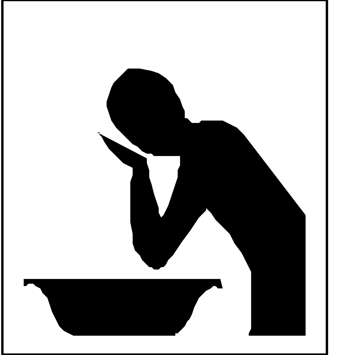 a silhouette of a man cooking clip art png transparent Cooking Silhouette Clipart of a Man - Perfect for Culinary Designs