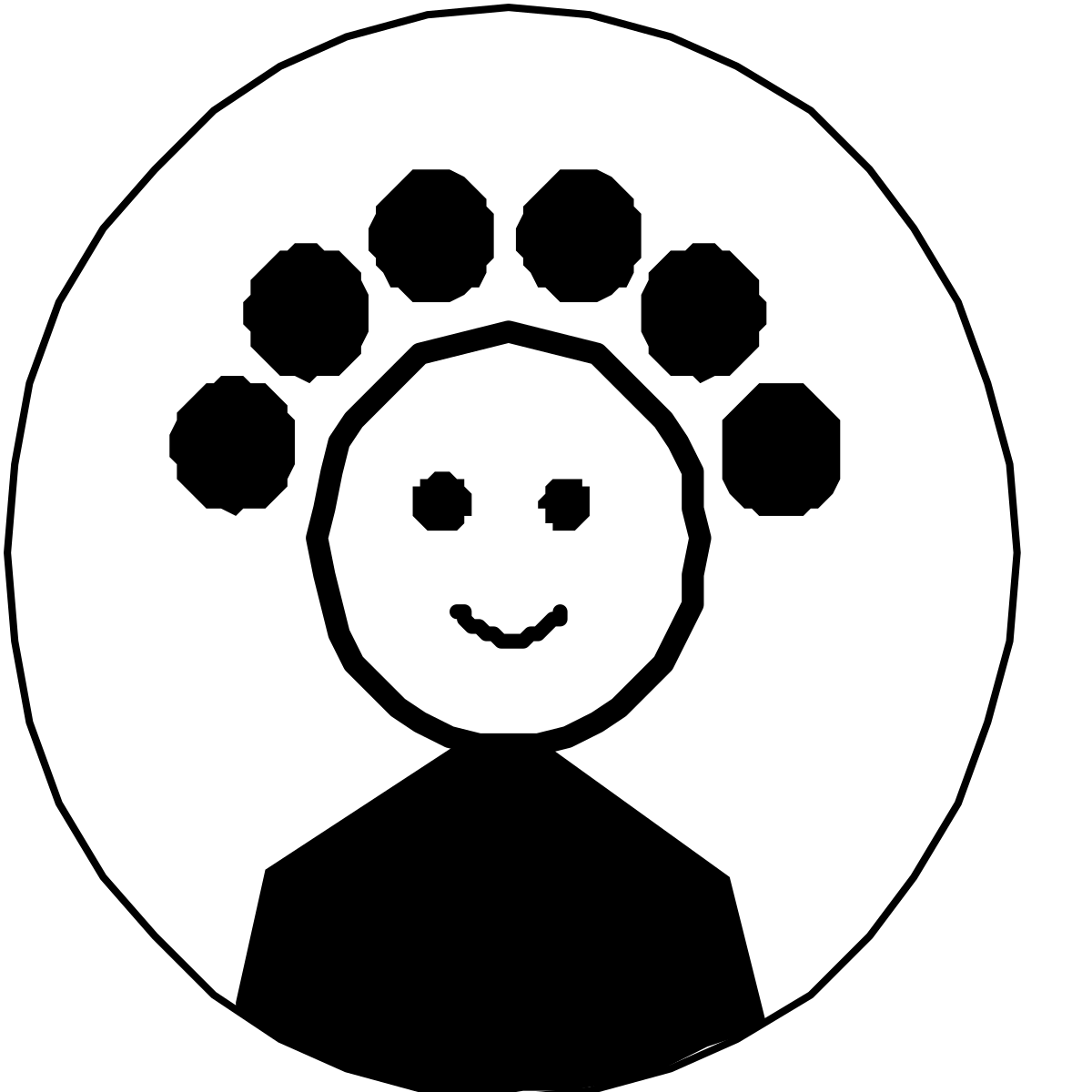 a person with a brain in their head clip art png transparent Brain Imagery Clipart: Person with Thoughtful Mind Visual