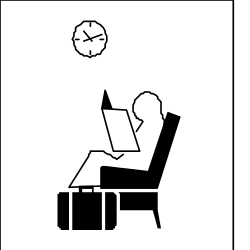 Person Sitting in Chair with Laptop Clipart for Creative Projects
