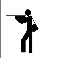 Man with Knife Carrying Box - Versatile Clipart for Creative Projects