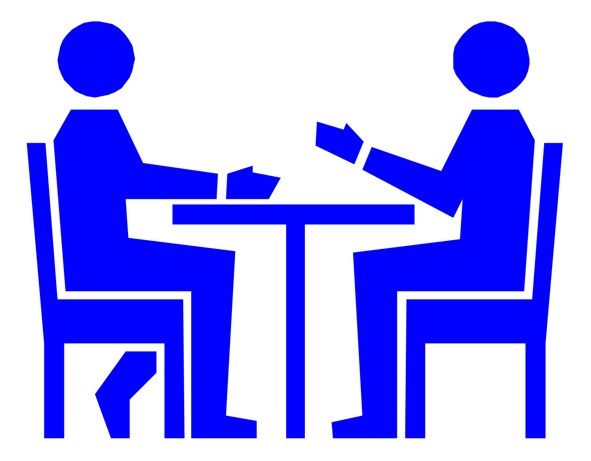 two people sitting at a table clip art png transparent Two People Sitting at a Table Clipart: Perfect for Social Settings