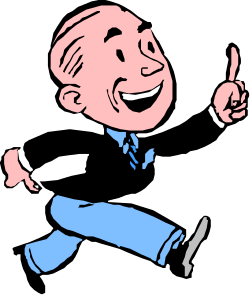Thumbs Up Clipart: Professional Man in Suit and Tie