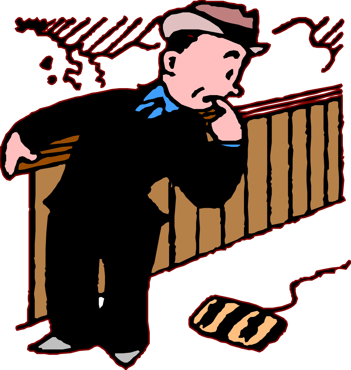 a man in a suit and tie leaning on a wall clip art png transparent Businessman in Suit and Tie Leaning on Wall Clipart