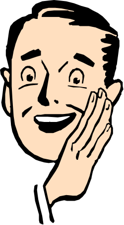 Tooth Clipart: Unique Man with Tooth Illustration for Creative Projects