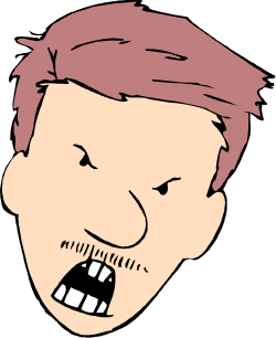 Cartoon Face with Tooth Clipart for Fun Designs