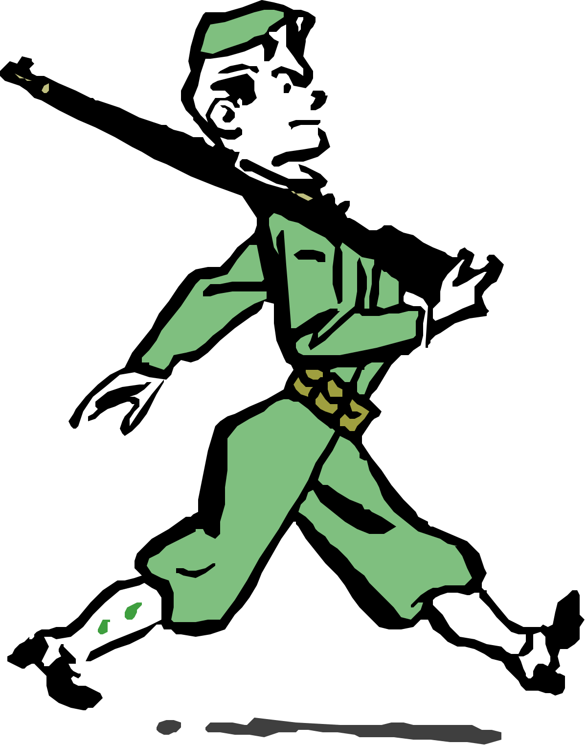 a man in a green suit is running clip art png transparent Energetic Man in Green Suit Running - Dynamic Clipart for Vibrant Projects