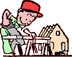 Man Working on Paper - Engaging Clipart for Creative Projects