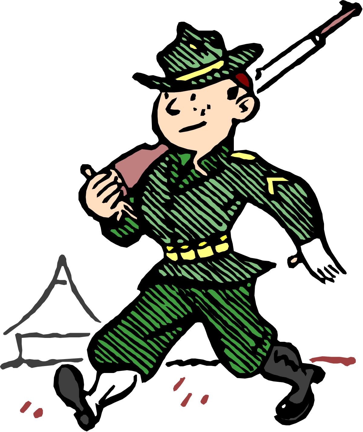 a drawing of a man in a green uniform clip art png transparent Man in Green Uniform Clipart for Dynamic Projects