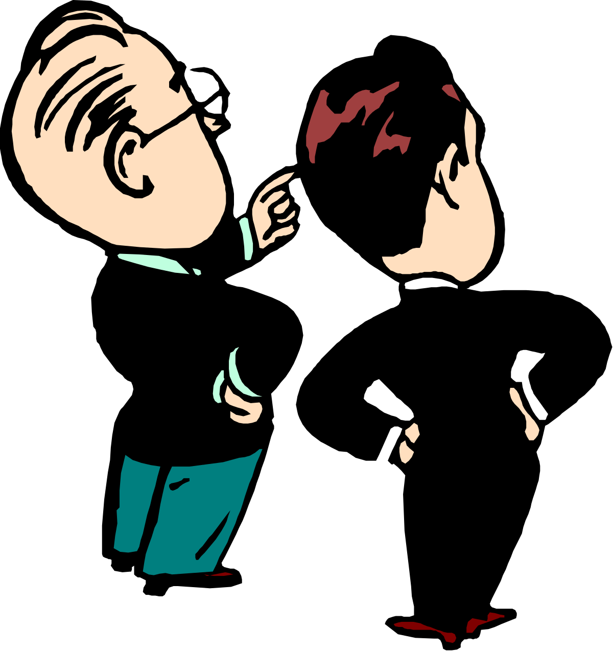 Kissing Couple Clipart - Romantic Embrace for Expressive Designs